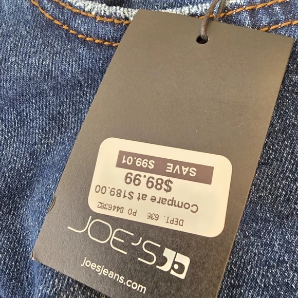 Joe's Jeans The Brixton Straight + Narrow Classic Indigo Straight-Leg Denim NWT